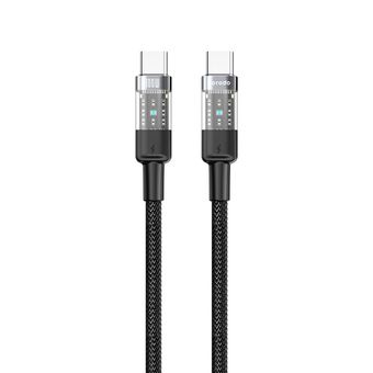 کابل تبدیل USB-C پرودو مدل PD-100WCCTH-BK طول 1.2 متر