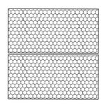 برچسب چراغ خودرو رادیانس طرح لانه زنبوری کد J86 بسته 2 عددی