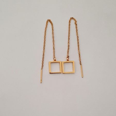 گوشواره زنانه مدل بخیه ای*746