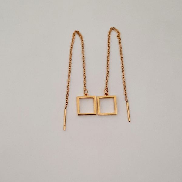 گوشواره زنانه مدل بخیه ای*746