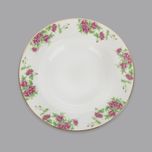 سرویس غذاخوری 28 پارچه 6 نفر چینی زرین ایران مدل ایتالیا اف بیدگل درجه عالی