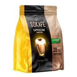 کاپوچینو  بدون شکر سوکافه - 13.5 گرم بسته 20 عددی