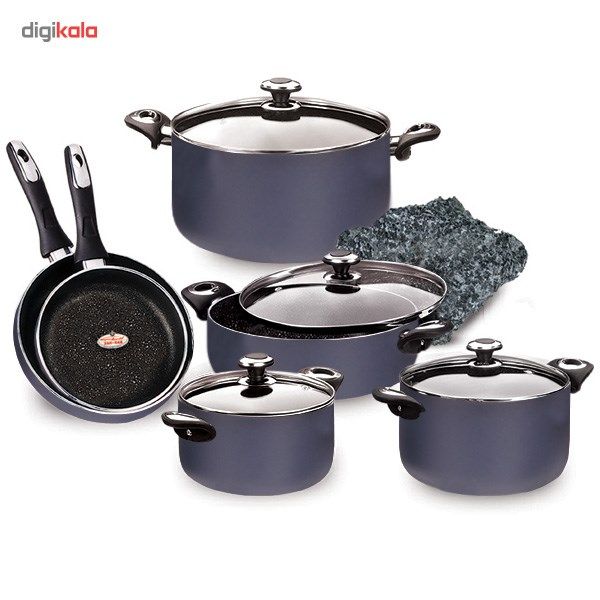سرویس پخت و پز 10 پارچه زرساب مدل گرانیتا