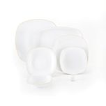 سرویس غذاخوری 98 پارچه چینی زرین ایران سری کواترو مدل سمن درجه یک