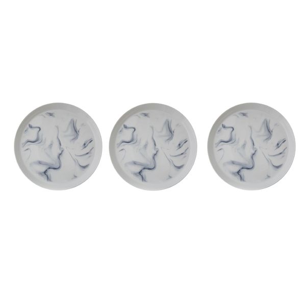 بشقاب غذاخوری زی مدل فرم اس 27 بلو استون درجه یک بسته 3 عددی