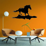 استیکر مدل چوبی طرح اسب کد S64