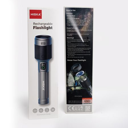 چراغ قوه دستی هیسکا مدل HR-48 با نور مهتابی