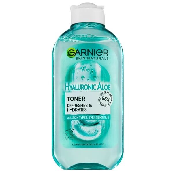 تونر هیالورونیک و آلوئه ورا گارنیر