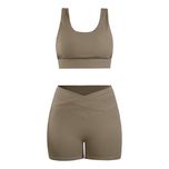 ست تاپ و شلوارک ورزشی زنانه مدل GS-M-235820