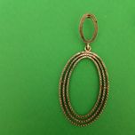 گوشواره زنانه مدل بیضی 04