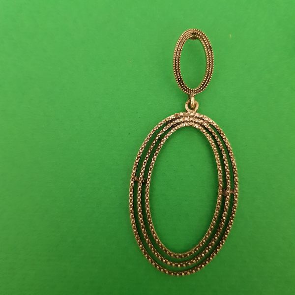 گوشواره زنانه مدل بیضی 04