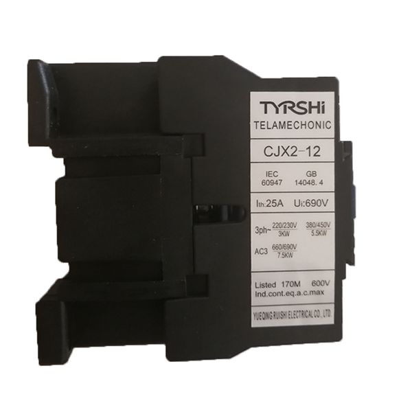 کنتاکتور تیراشی مدل CJX2-12 بسته 4 عددی