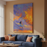 تابلو بوم رویای بی انتها/ طرح اختصاصی لوکس بوم