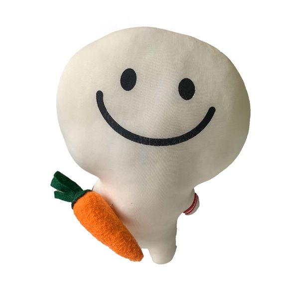 کله گردالی با هویج و کوله پشتی قرمز ارتفاع 27 سانتی متر