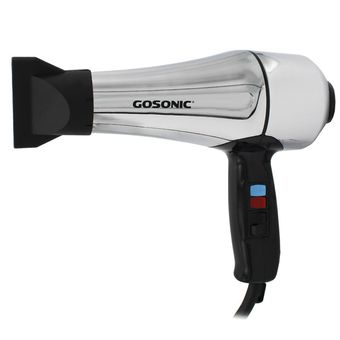 سشوار حرفه ای گوسونیک مدل GHD-229، موتور AC با توان مصرفی 1800 وات، دارای قابلیت باد سرد، فناوری تولید یون، وزن 892 گرم، تنظیم ح