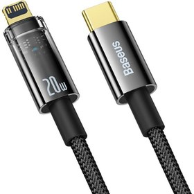 کابل شارژ Type-C به لایتنینگ باسئوس مدل Baseus Explorer Series Fast Charging Data Cable 20W طول 2 متر