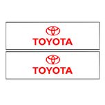برچسب پا رکابی خودرو طرح TOYOTA مدل TIG021 بسته 2 عددی