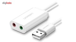 کارت صدا یوگرین مدل ugreen US205 - 30143 - 30724
