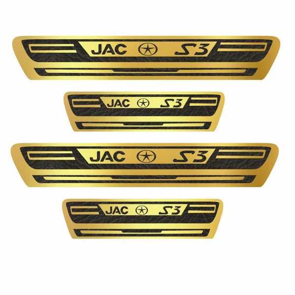 برچسب پارکابی خودرو کد A025 مناسب برای Jac S3 بسته 4 عددی*588