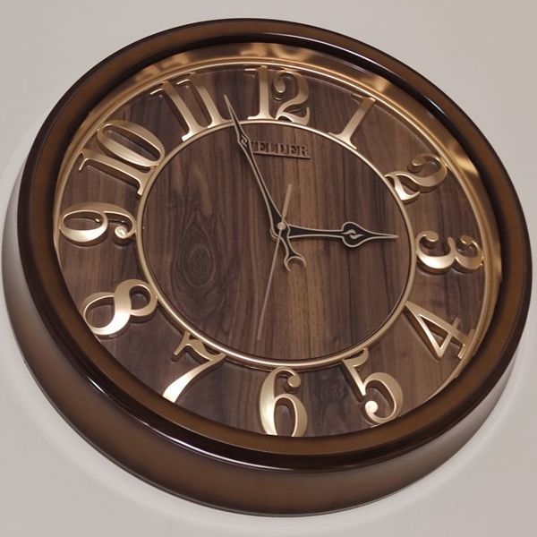 ساعت دیواری ولدر مدل 53 صفحه چوبی