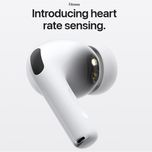 هدفون بلوتوثی اپل مدل AirPods Pro 3 با نویز کنسلینگ فعال، قابلیت پخش صدای محیطی، عمر باتری 10 ساعت، مقاوم در برابر رطوبت و عرق