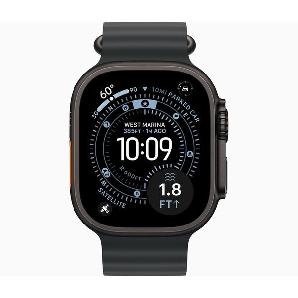 ساعت هوشمند 49 میلی متری اپل مدل Ultra 3 Black Titanium Case با بند Ocean