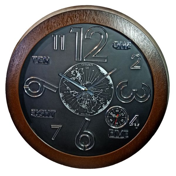 ساعت دیواری سیتی زن مدل ال اس 018 طرح کره*203