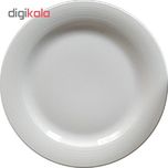 بشقاب غذاخوری چینی زرین ایران سری ایتالیا اف مدل LAV25 بسته 6 عددی