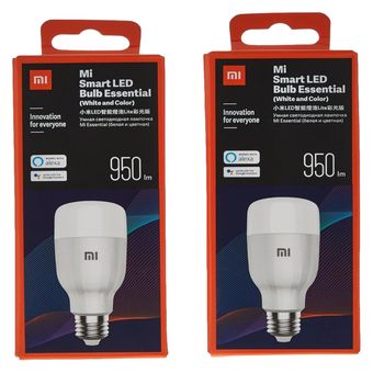 لامپ ال ای دی هوشمند 9 وات شیائومی مدل MJDPL01YL پایه E27 بسته دو عددی