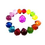 کریستال لوستر مدل گوی رنگی مجموعه 10 عددی