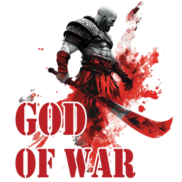 برچسب اتویی و حرارتی تیشرت طرح God of War دو