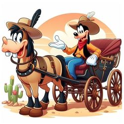 برچسب DTF استیکر حرارتی لباس طرح گوفی