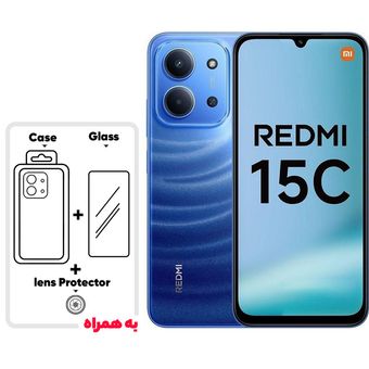 گوشی موبایل شیائومی مدل Redmi 15C 4G دو سیم کارت ظرفیت 256 گیگابایت و رم 8 گیگابایت - به همراه یک عدد قاب، محافظ صفحه نمایش و مح