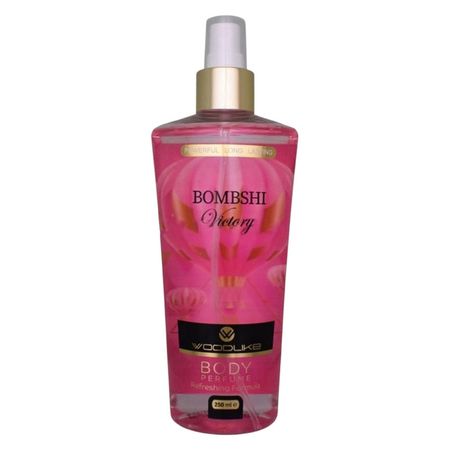 بادی اسپلش زنانه وودلایک مدل BOMBSHI حجم 250 میلی لیتر