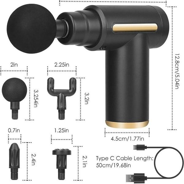 ماساژور تفنگی 4 سر