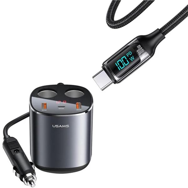 شارژر فندکی یوسمز مدل CC151 245w