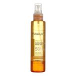 اسپری ضدآفتاب بدون رنگ ویتالیر SPF50 مدل Vitamine C مناسب برای انواع پوست، حجم 150 میلیلیتر