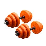 دمبل گرد مدل GS--M-113826 وزن 2 تا 10 کیلوگرم بسته دو عددی