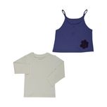 ست بلوز و سارافون دخترانه مدل MDSS-CG9754