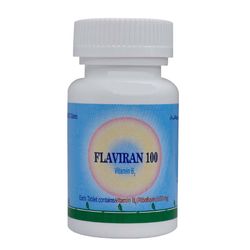 قرص فلاویران اهران تجارت-100 میلی گرم بسته 60 عددی