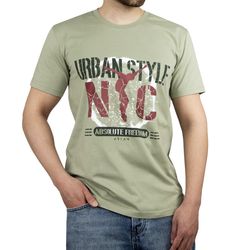 تی شرت آستین کوتاه مردانه آریان نخ باف مدل Z 1861