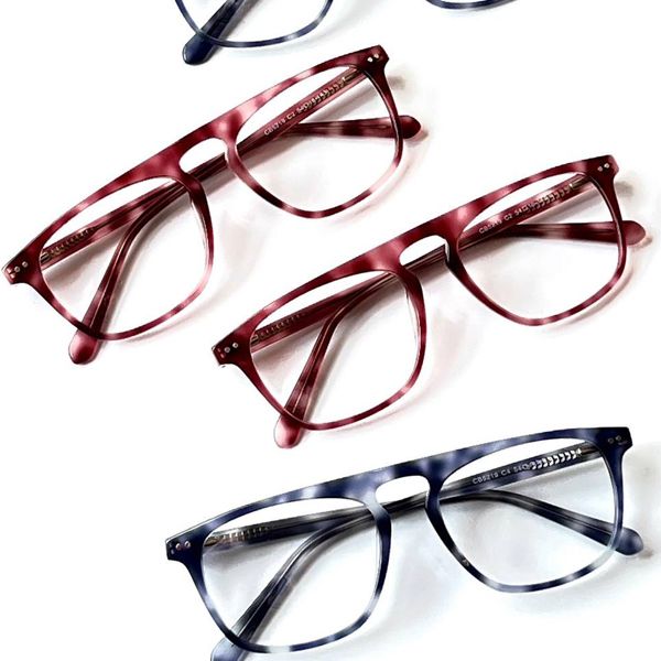 فریم عینک طبی زنانه مدل CB5219 Acetate Deep Mauve Pattern
