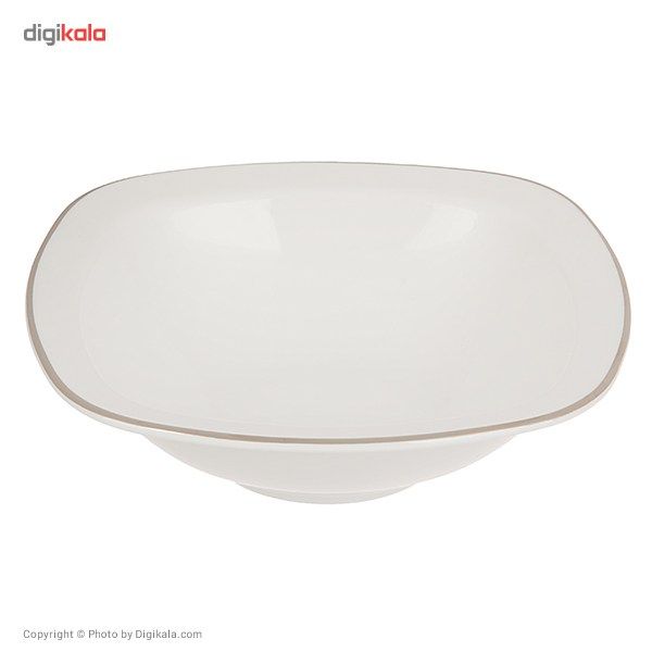 سرویس چینی 27 پارچه غذاخوری چینی زرین ایران سری کواترو مدل سمن درجه عالی