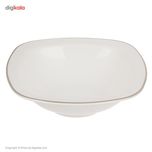 سرویس چینی 27 پارچه غذاخوری چینی زرین ایران سری کواترو مدل سمن درجه عالی