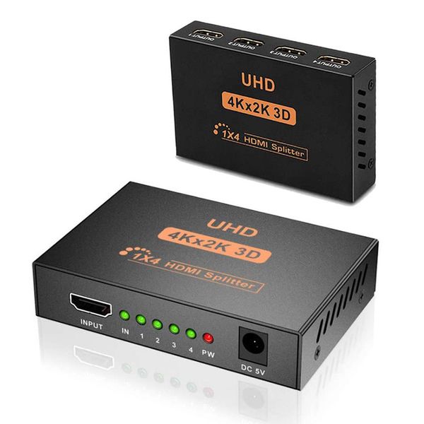 اسپلیتر 1 به 4 HDMI مدل UHD-HTS 4K