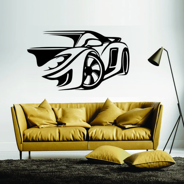 استیکر مدل ماشین اسپورت a17