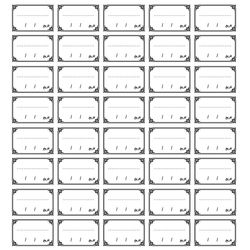 برچسب مدل فریزری طرح مواد غذایی کد 4CA بسته 250 عددی