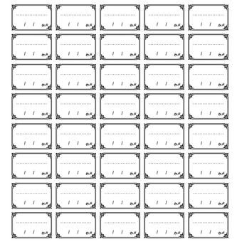 برچسب مدل فریزری طرح مواد غذایی کد 4CA بسته 250 عددی