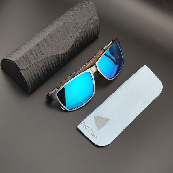 عینک آفتابی مستطیلی مدل LM3304 C09-P06-J09 Polarized Matte Gun