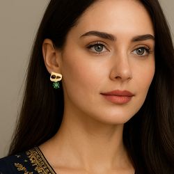 گوشواره میخی هـ دو چشم (نیمانی)